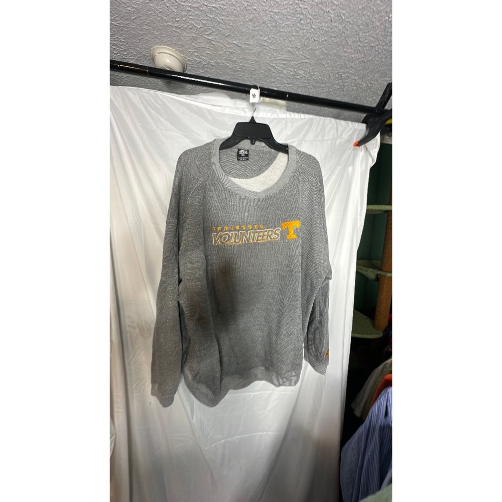 Starter Tennessee Volunteers Sweatshirt Mens 3XL Grey Embroidered TN Vols